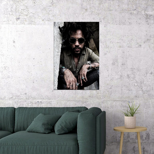Lenny Kravitz Celebrity Singer Cinema Idol Poster Wall Art Print Home Wall Decor - xonomax
