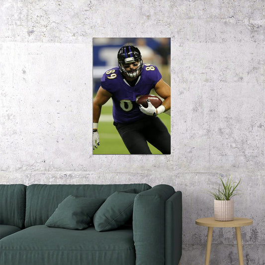 Baltimore Ravens Mark Andrews 89 American Football Player Poster Wall Art Print Home Wall Decor - xonomax