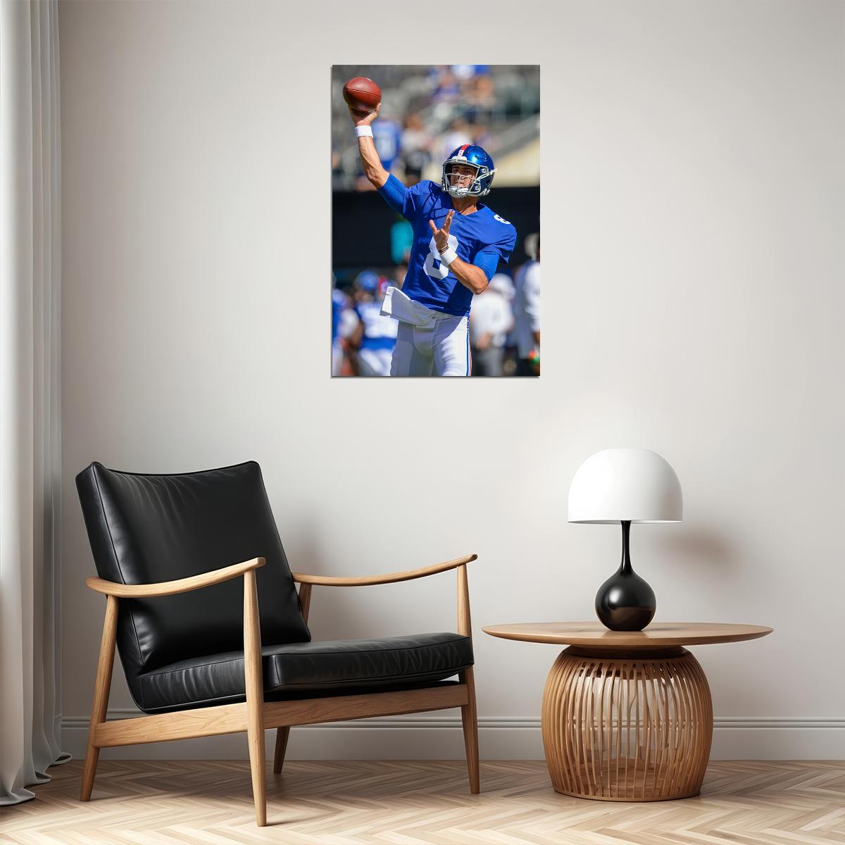 New York Giants Daniel Jones American Football Player Poster Wall Art Print Home Wall Decor - xonomax