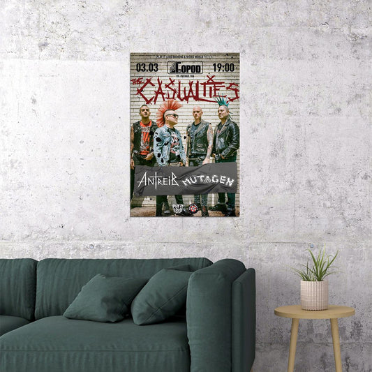 The Casualties Rock Group Album Cover Photo Poster Wall Art Print Home Wall Decor - xonomax