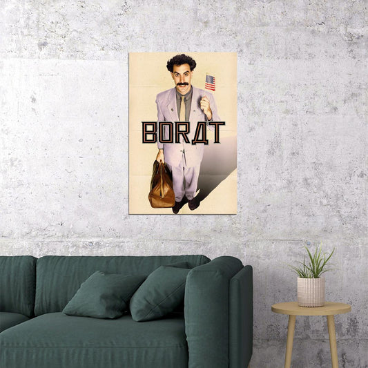 Borat Vintage Classic Comedy Movie Cinema Poster Wall Art Print Home Wall Decor - xonomax
