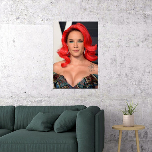 Halsey Celebrity Cinema Actor Singer Star Poster Wall Art Print Home Wall Decor - xonomax