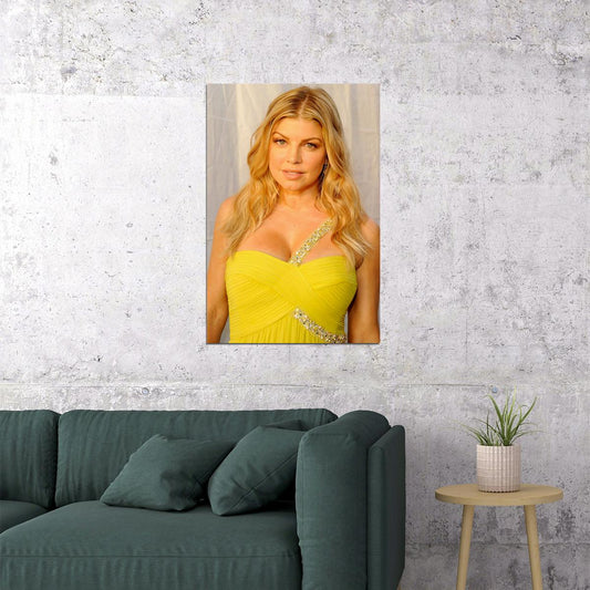 Fergie Celebrity Singer Rock Music Star Poster Wall Art Print Home Wall Decor - xonomax