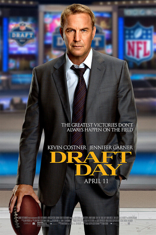 Draft Day Vintage Classic Sport Movie Poster Wall Art Print Home Wall Decor - xonomax