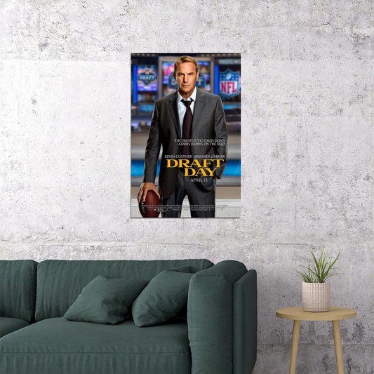 Draft Day Vintage Classic Sport Movie Poster Wall Art Print Home Wall Decor - xonomax