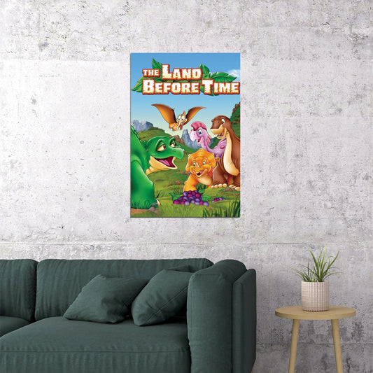The Land Before Time Classic Anime Tv Seires Poster Wall Art Print Home Wall Decor - xonomax