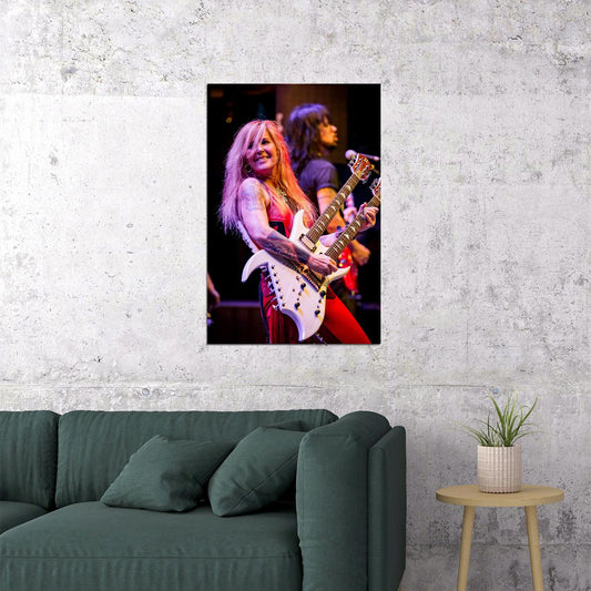Lita Ford Celebrity Guitarist Music Singer Poster Wall Art Print Home Wall Decor - xonomax
