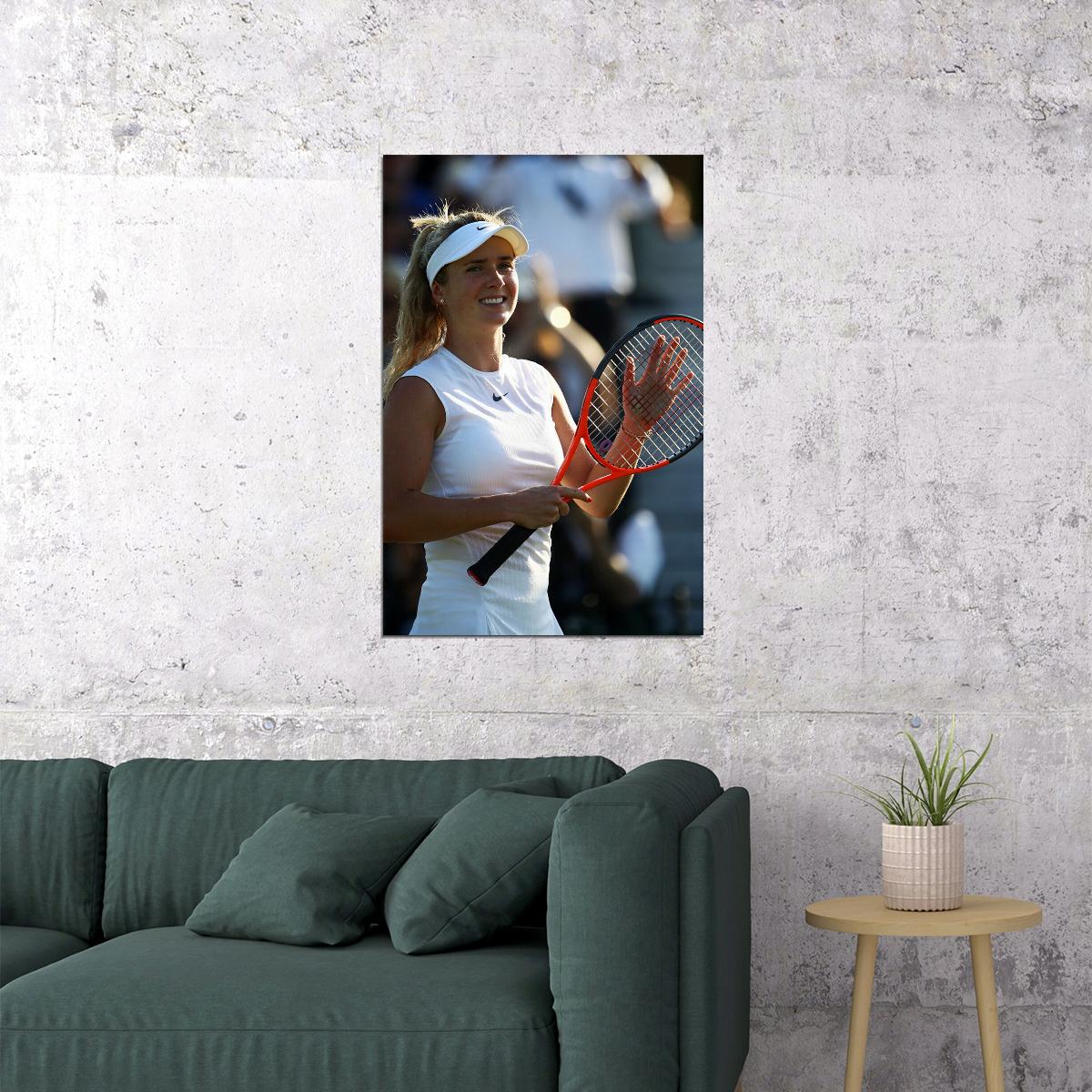 Elina Svitolina Celebrity Sports Tennis Player Poster Wall Art Print Home Wall Decor - xonomax