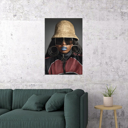 Missy Elliott Celebrity Singer Song Poster Wall Art Print Home Wall Decor - xonomax