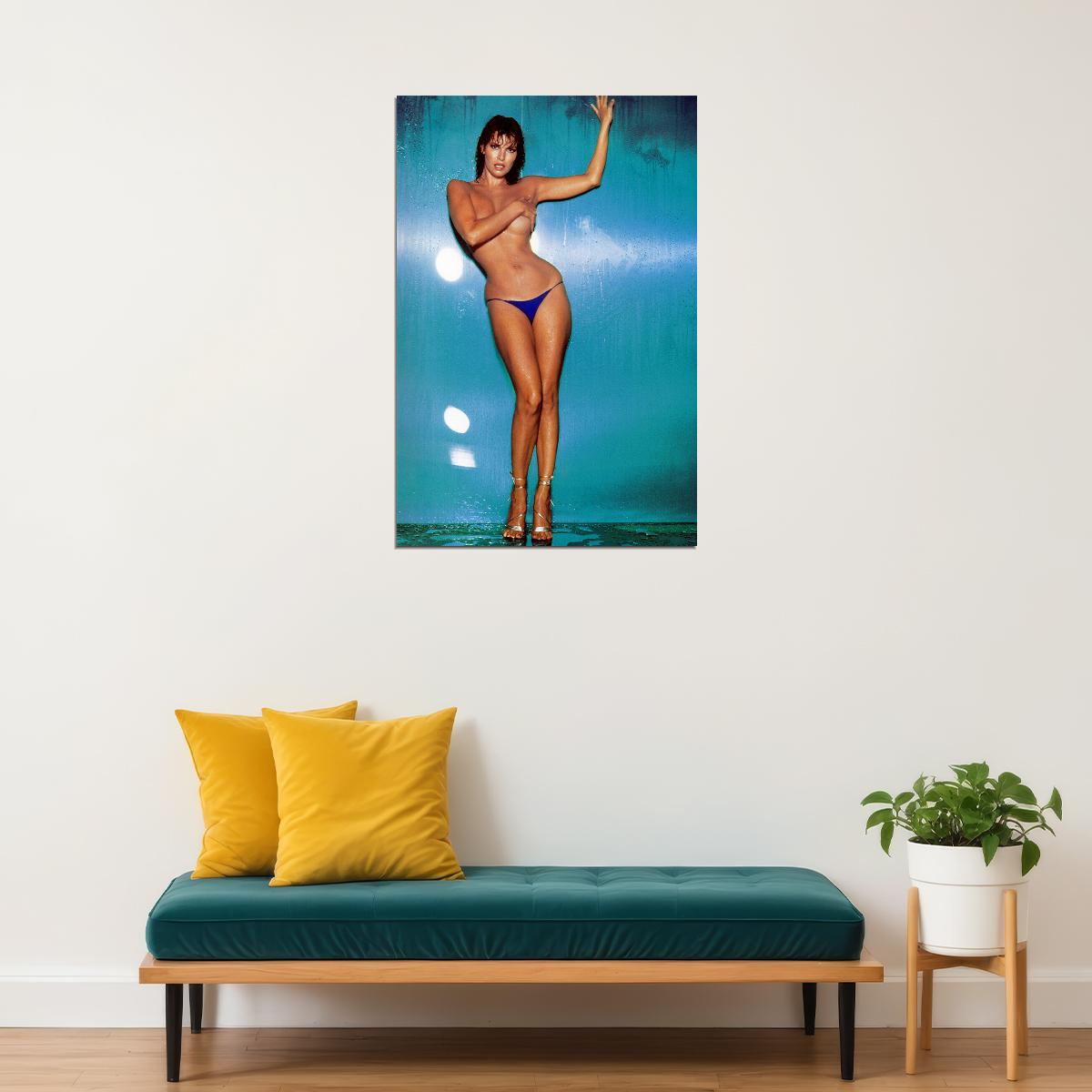 Raquel Welch 80's 90's Tv Movie Star Poster Wall Art Print Home Wall Decor