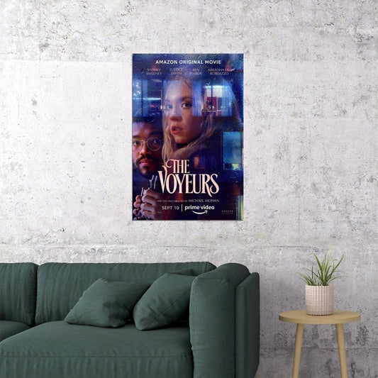 The Voyeurs Movie 2021 Drama Mystery Thriller Poster Wall Art Print Home Wall Decor - xonomax