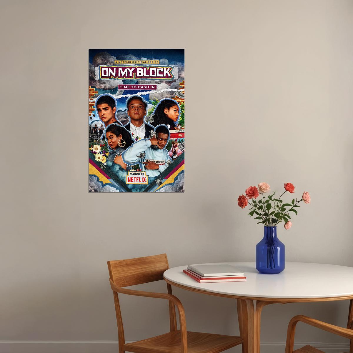 On My Block 2 Movie 2021 Drama Action Poster Wall Art Print Home Wall Decor - xonomax