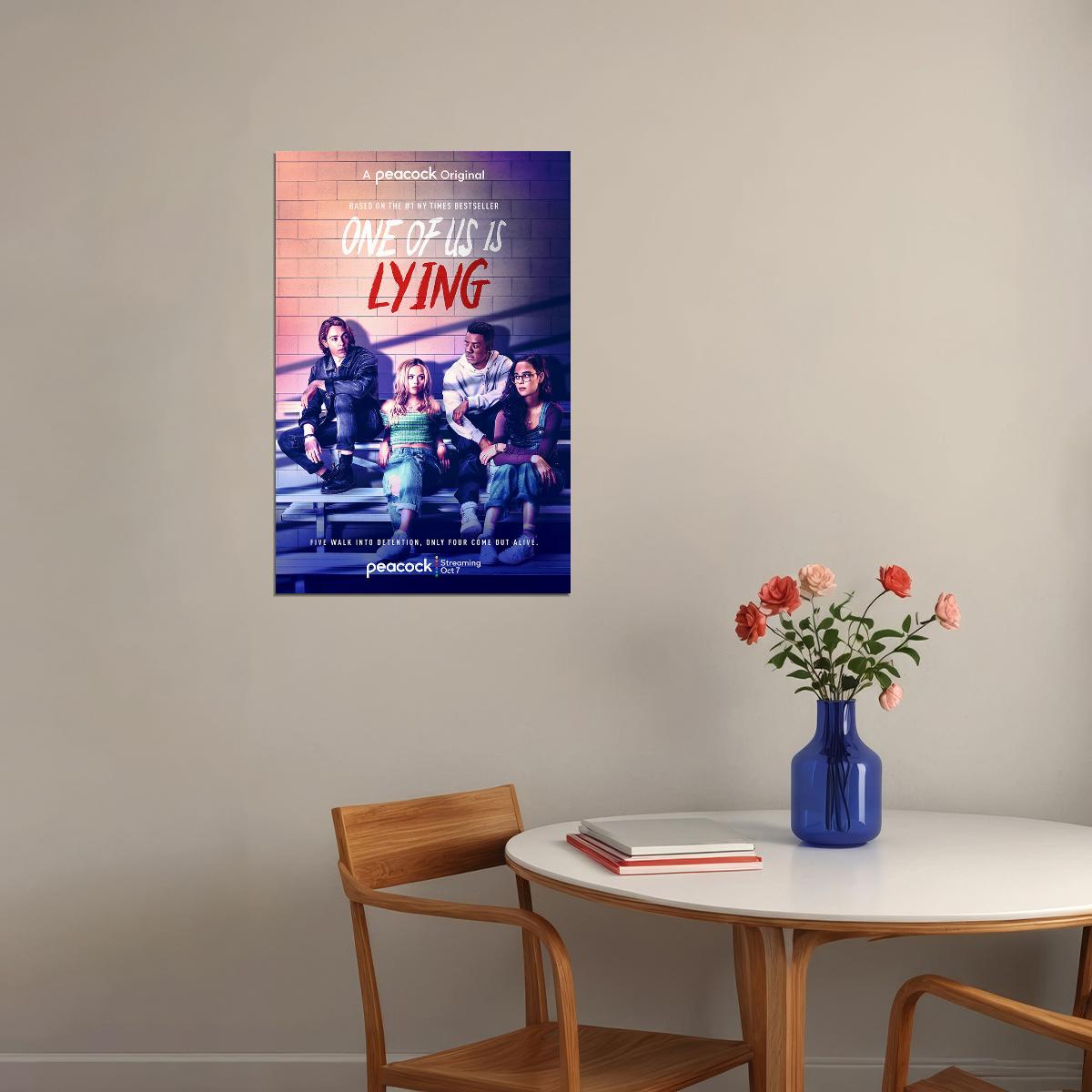 One Of Us Is Lying Movie Crime Drama Mystery Poster Wall Art Print Home Wall Decor - xonomax