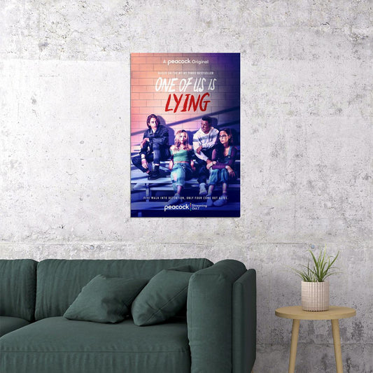 One Of Us Is Lying Movie Crime Drama Mystery Poster Wall Art Print Home Wall Decor - xonomax