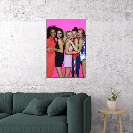 Spice Girls Music Group Singers Celebrity Poster Wall Art Print Home Wall Decor - xonomax