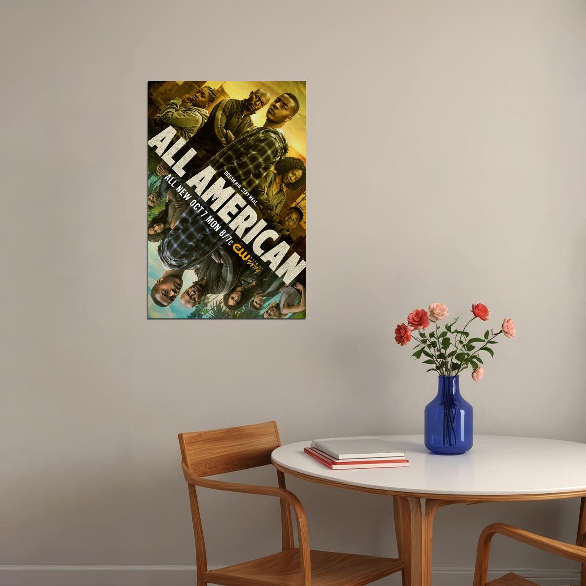 All American Movie Adventure Drama Sport Action Poster Wall Art Print Home Wall Decor - xonomax