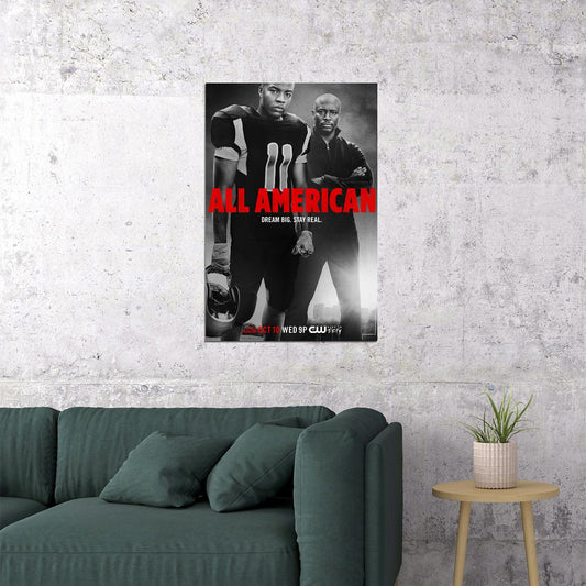 All American Movie Drama Sport Adventure Poster Wall Art Print Home Wall Decor - xonomax