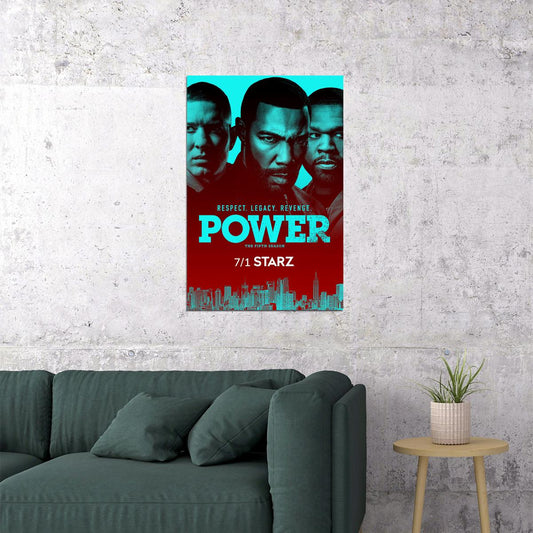 Power Book Ii Ghost Movie Action Crime Poster Wall Art Print Home Wall Decor - xonomax