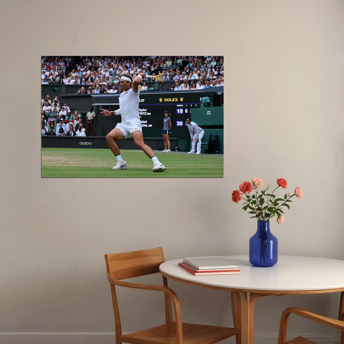 Rafael Spanish Best Tennis Player Sports Poster Wall Art Print Home Wall Decor - xonomax