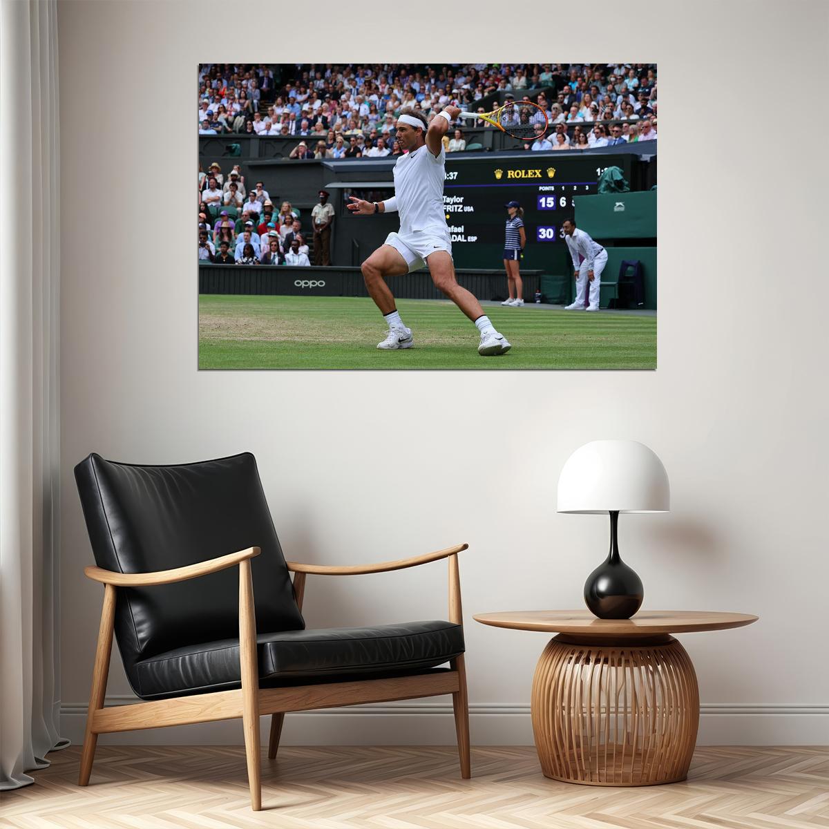 Rafael Spanish Best Tennis Player Sports Poster Wall Art Print Home Wall Decor - xonomax