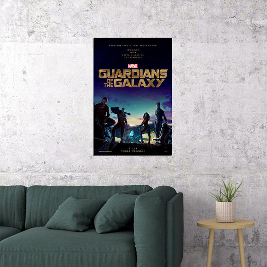 Guardians Of The Galaxy Movie Superheroes Drama Poster Wall Art Print Home Wall Decor - xonomax