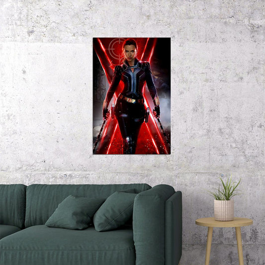 Black Widow Movie Adventure Superhero Action Poster Wall Art Print Home Wall Decor - xonomax