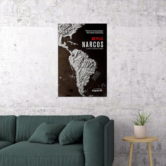 Narcos Mexico Movie Crime Drama Action Poster Wall Art Print Home Wall Decor - xonomax