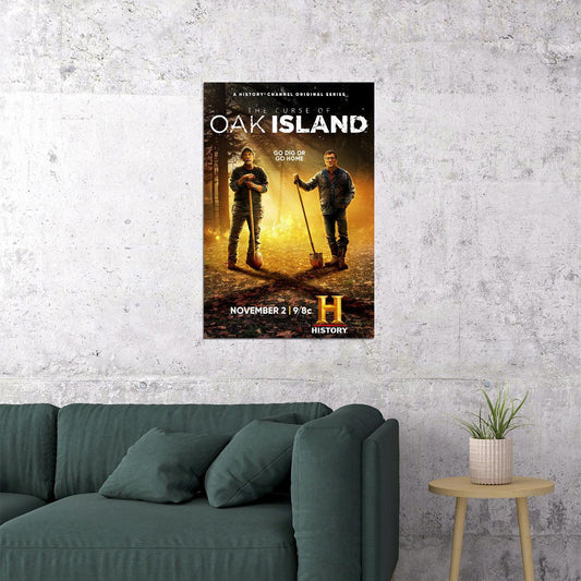 The Curse Of Oak Island Movie Excitement Poster Wall Art Print Home Wall Decor - xonomax