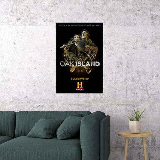 The Curse Of Oak Island Movie Documentary Poster Wall Art Print Home Wall Decor - xonomax