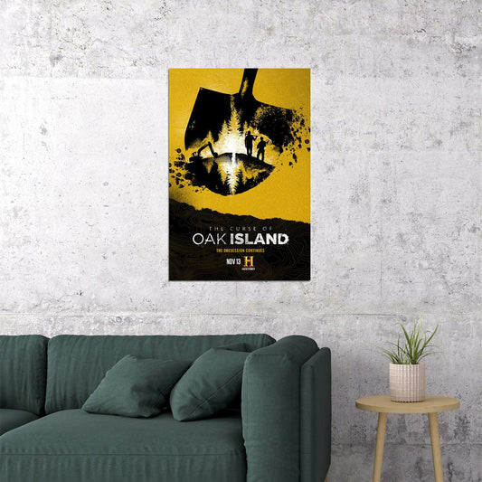 The Curse Of Oak Island Movie Reality Documentary Poster Wall Art Print Home Wall Decor - xonomax