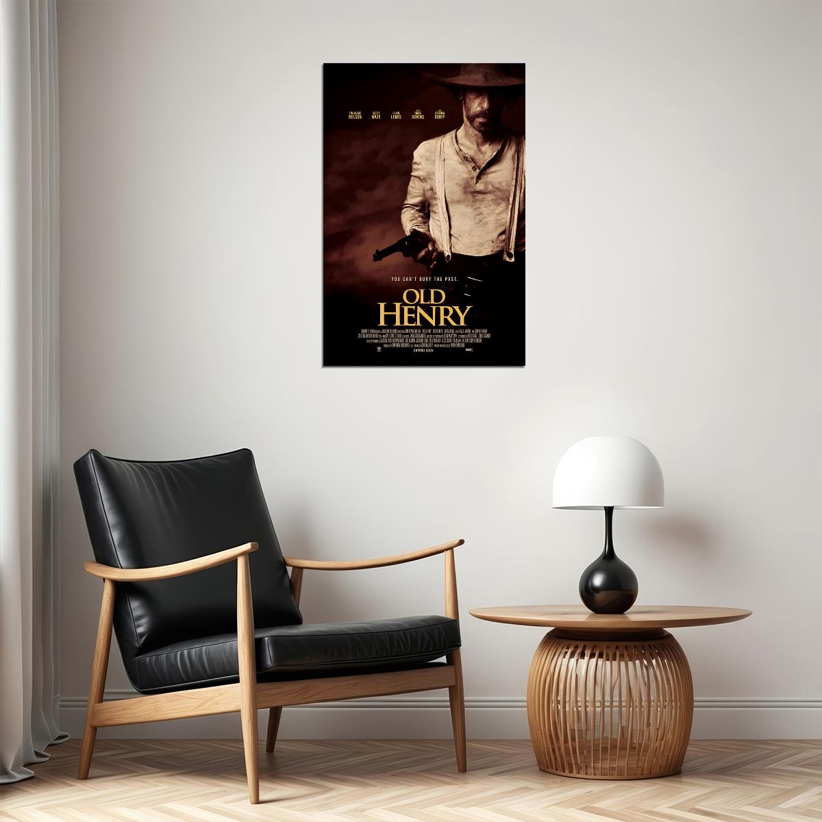 Old Henry Movie Action Thriller Poster Wall Art Print Home Wall Decor - xonomax