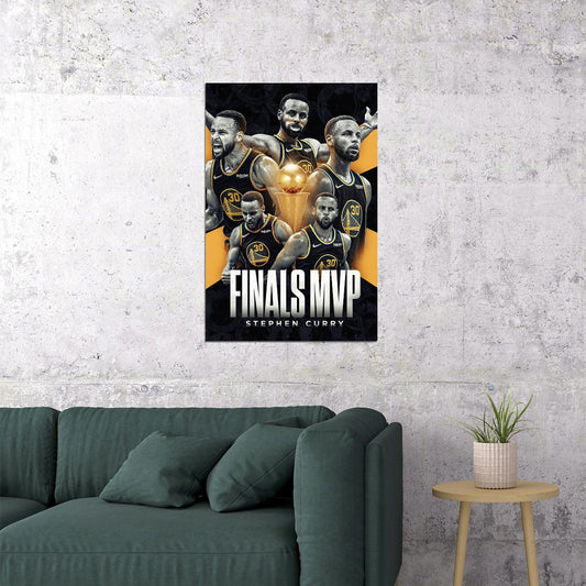 Curry Finals Mvp Golden State Warriors Champions Poster Wall Art Print Home Wall Decor - xonomax