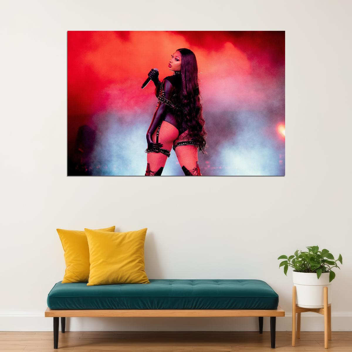 Megan Thee Stallion Rap Musician And Songwriter Poster Wall Art Print Home Wall Decor