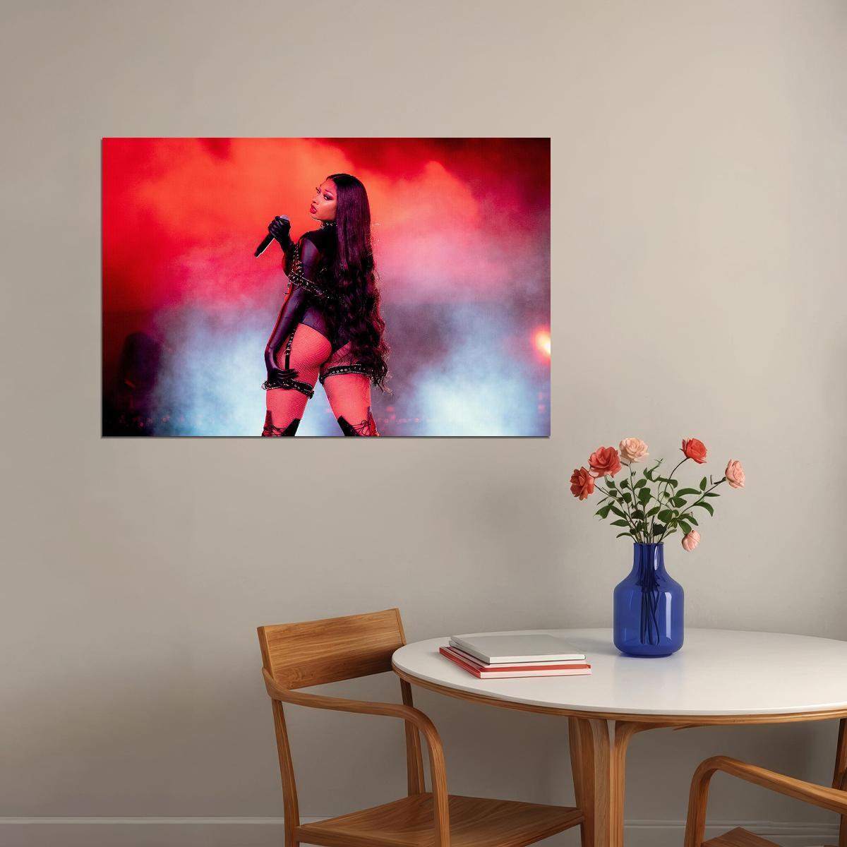 Megan Thee Stallion Rap Musician And Songwriter Poster Wall Art Print Home Wall Decor