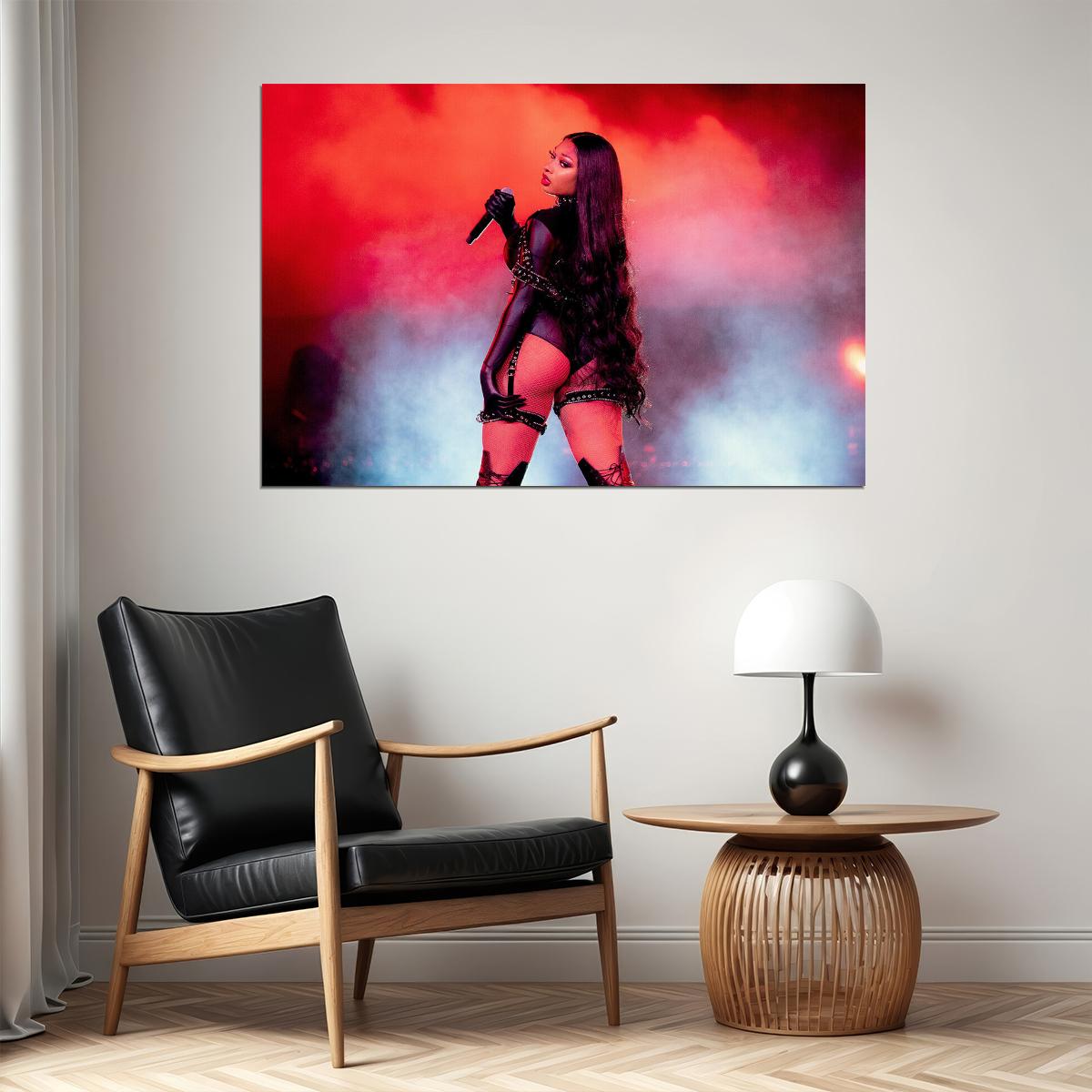Megan Thee Stallion Rap Musician And Songwriter Poster Wall Art Print Home Wall Decor