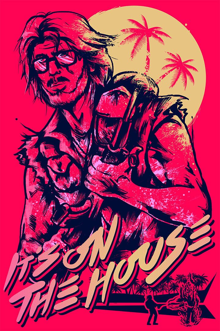 Hotline Miami Single Player Game Adventure Poster Wall Art Print Home Wall Decor