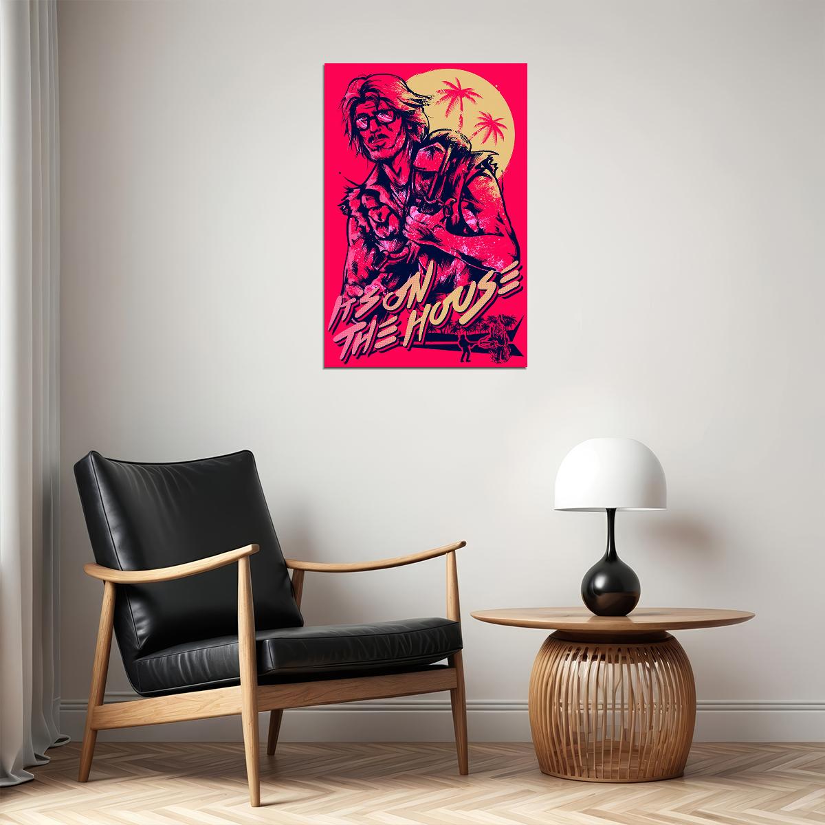 Hotline Miami Single Player Game Adventure Poster Wall Art Print Home Wall Decor