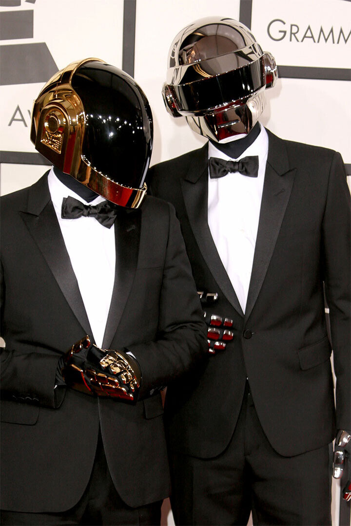 Daft Punk Mask Pop Music Singer Electronic Music Duo Poster Wall Art Print Home Wall Decor