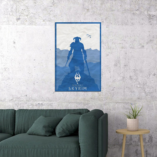 The Elder Scrolls 5 Skyrim Video Game Poster Wall Art Print Home Wall Decor - xonomax