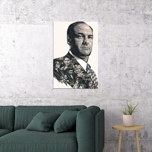 Sopranos Movie Tv Show Crime Drama Poster Wall Art Print Home Wall Decor - xonomax