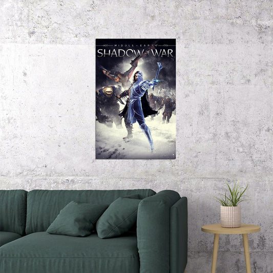 Middle Earth Shadow Of War Video Game Adventure Poster Wall Art Print Home Wall Decor - xonomax