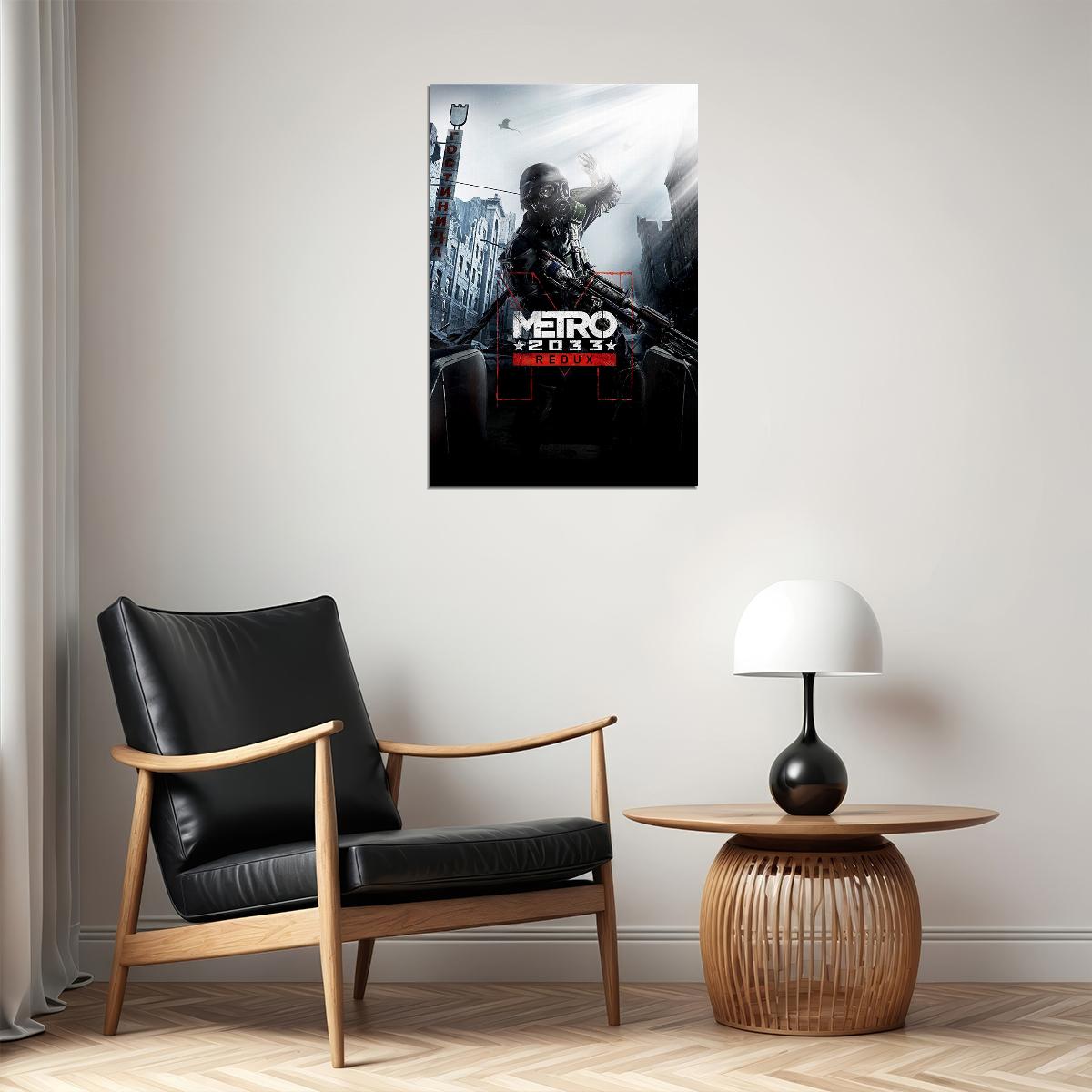 Metro Video Game Action Horror Adventure Poster Wall Art Print Home Wall Decor