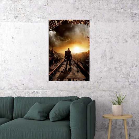 Metro Video Game First Person Marksmanship Game Poster Wall Art Print Home Wall Decor - xonomax