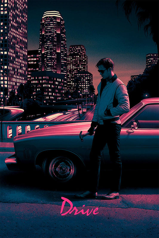 Drive Movie Ryan Gosling Action Cars Adventure Poster Wall Art Print Home Wall Decor - xonomax