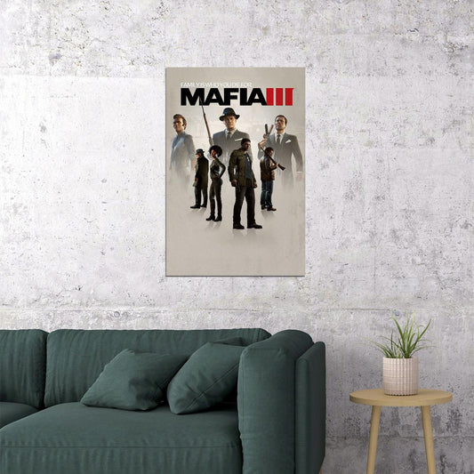 Mafia Iii Video Game Adventure Action Poster Wall Art Print Home Wall Decor - xonomax