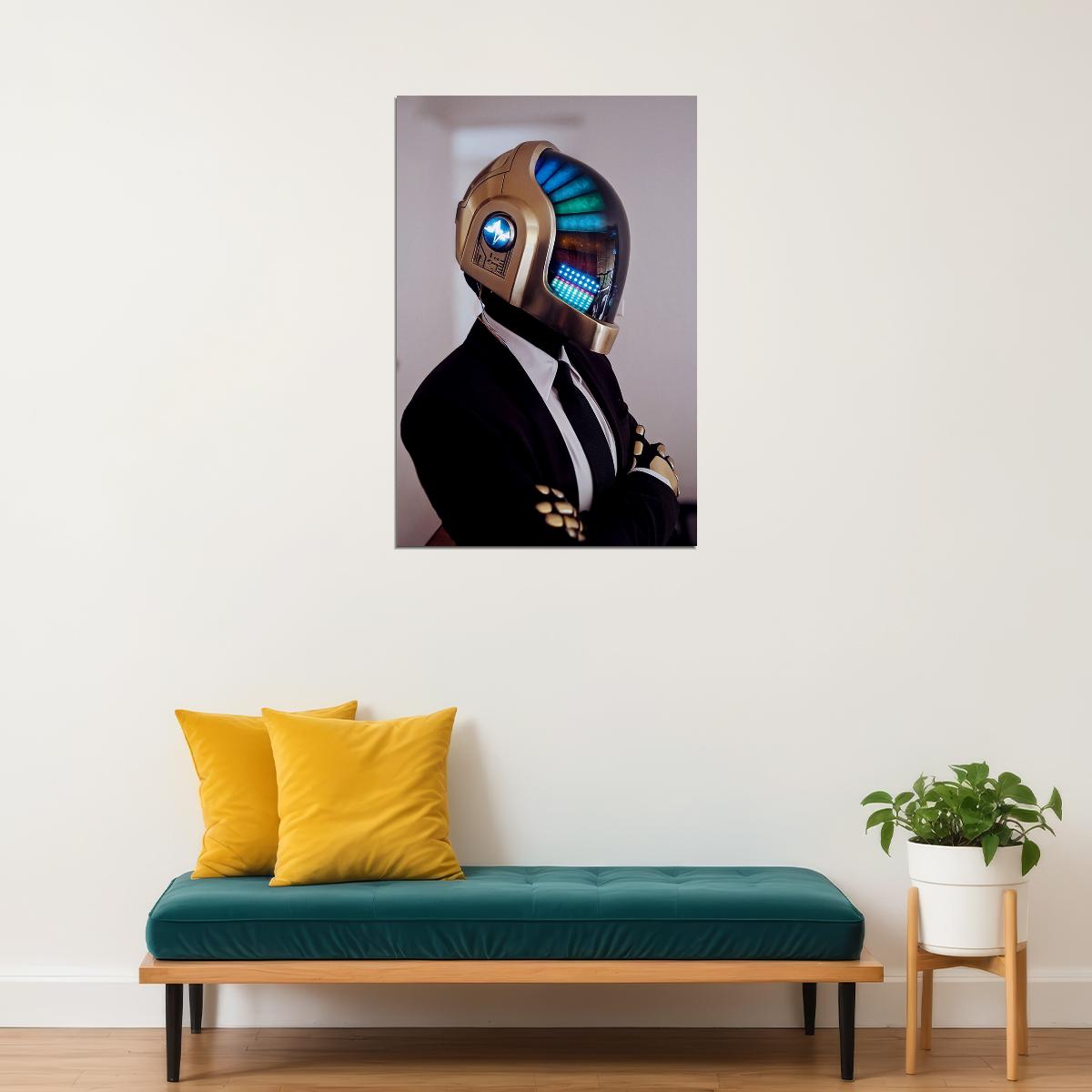 Daft Punk Rap Music Album Star Electronic Music Printing Poster Wall Art Print Home Wall Decor - xonomax