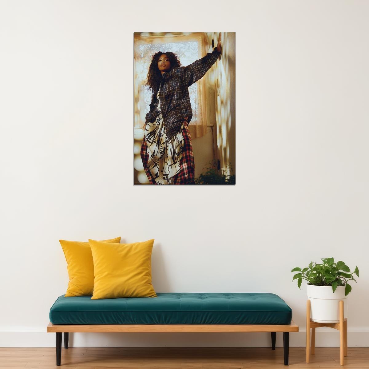 Sza Ctrl Rap Music Singer Star Music Album Poster Wall Art Print Home Wall Decor - xonomax