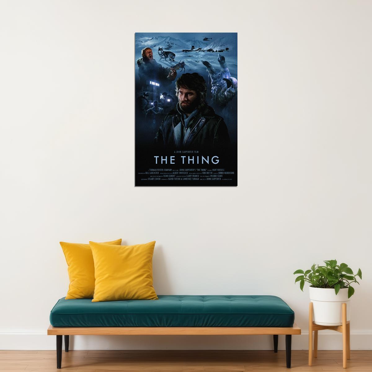 The Thing 1982 Classic Movie John Carpenter Action Poster Wall Art Print Home Wall Decor - xonomax