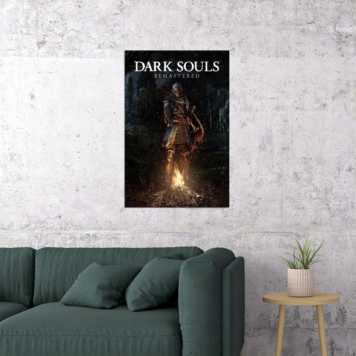 Dark Souls Video Game Role Playing Game Action Poster Wall Art Print Home Wall Decor