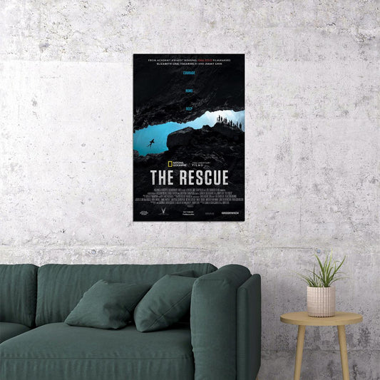 Rescue 2021 Movie Documentary Action Mystery Poster Wall Art Print Home Wall Decor - xonomax